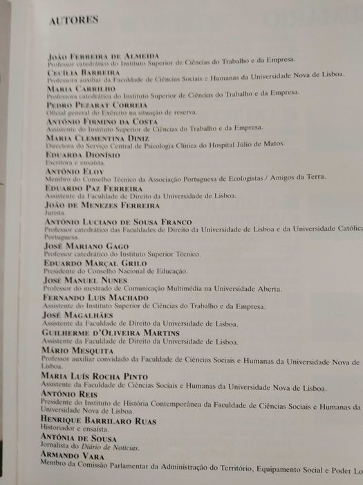 António Reis (coord.) - Portugal, 20 anos de democracia