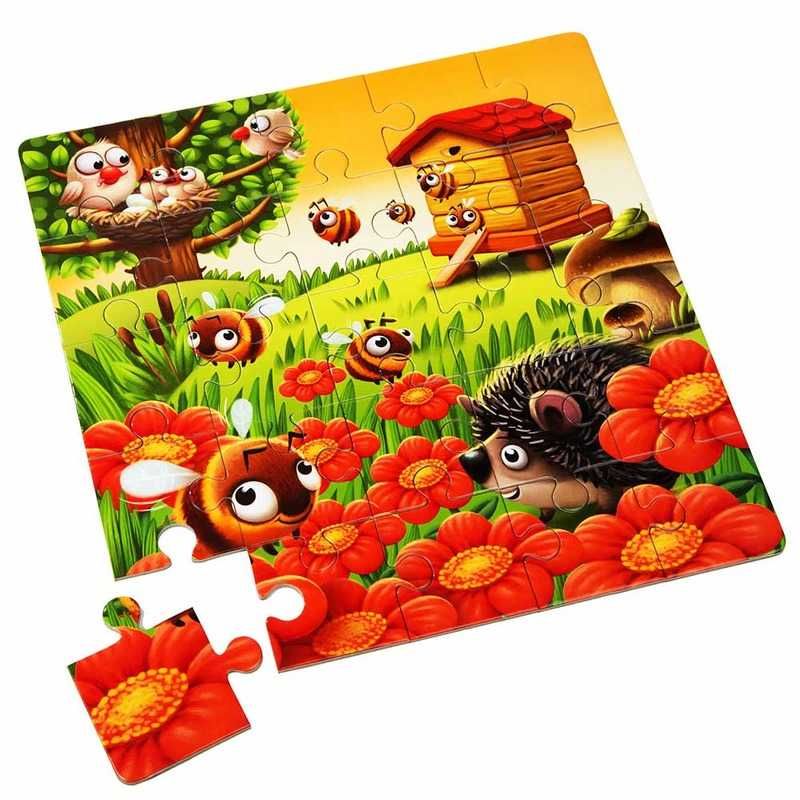 Пазли 3в1 Puzzlika Улюблені тварини 50 шт. Велика подарункова коробка