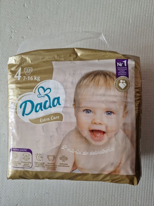 Pieluchy Dada 4, 33 sztuki, 1 nowe nieotwarte opakowanie