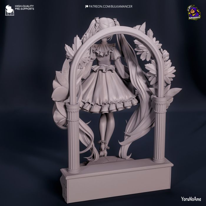 Hatsune Miku - figurka inspirowana wirtualną piosenkarką.