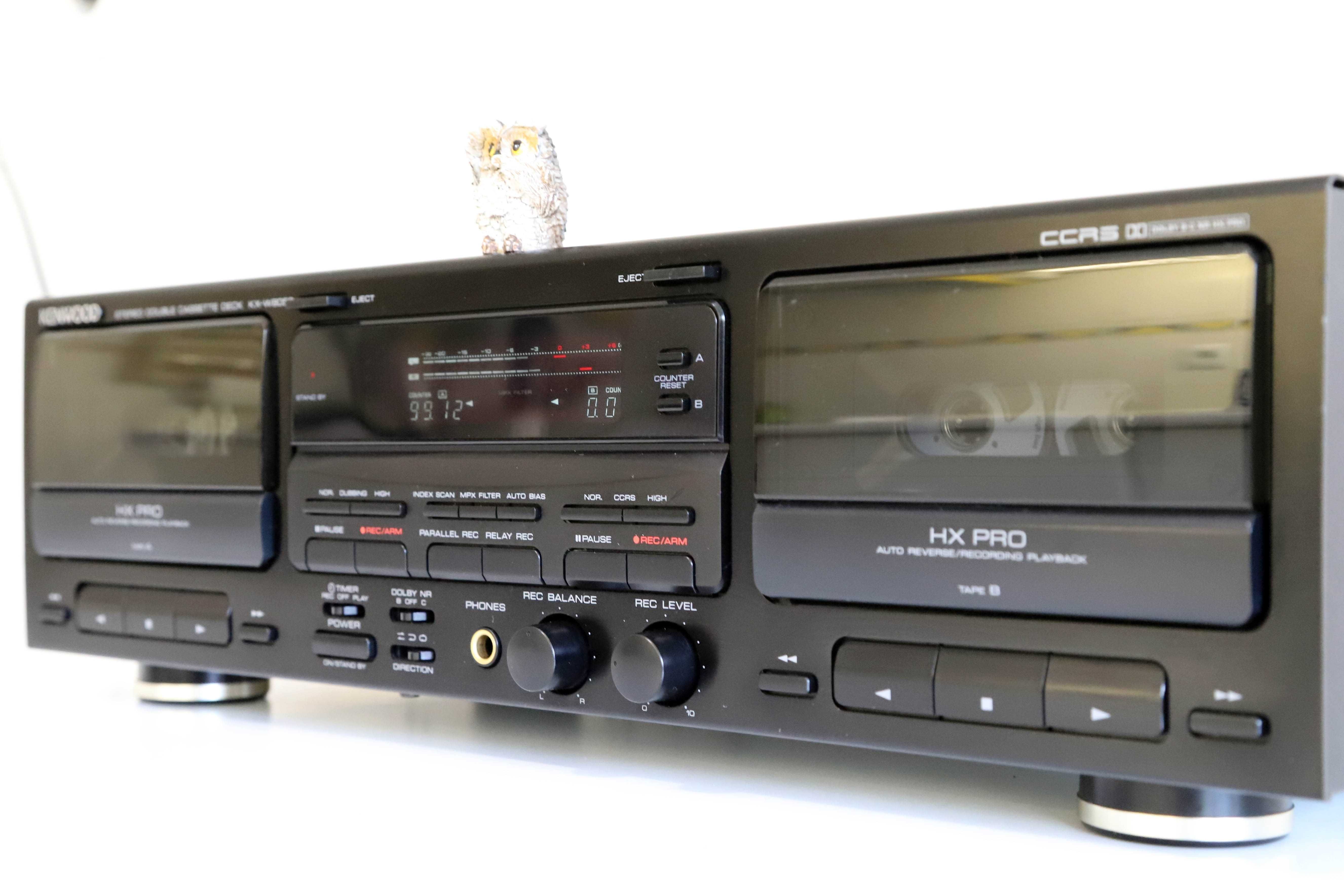 Kenwood KX-W8050 Tape Duplo Deck Cassetes Autoreverse