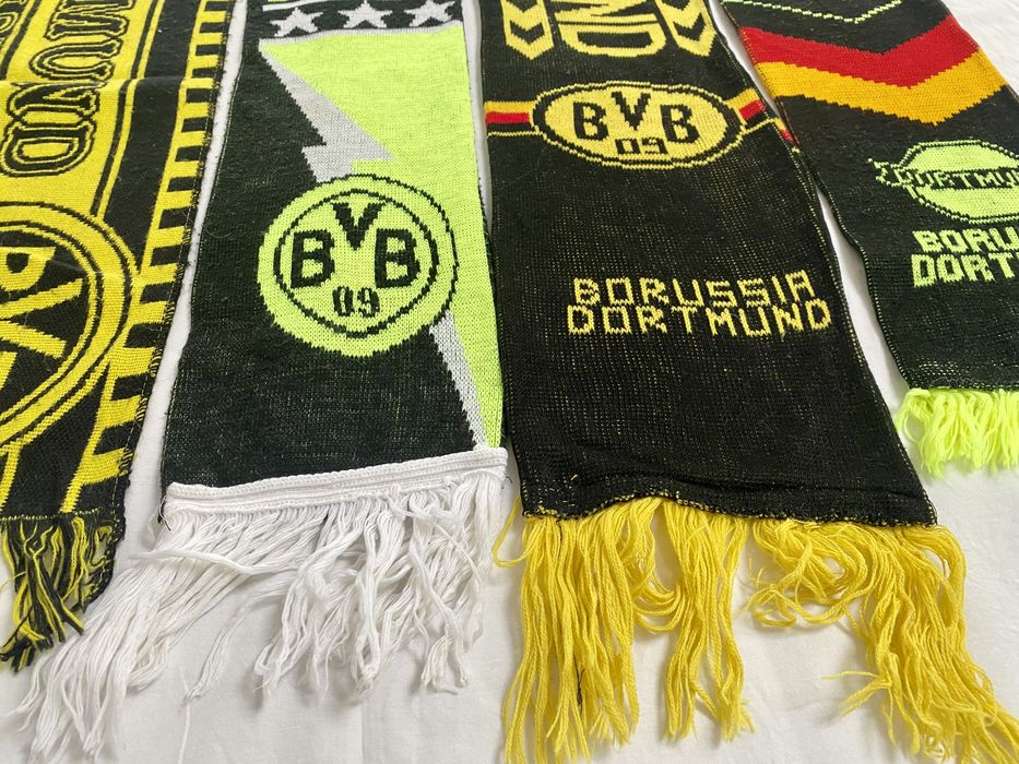 Lote 5 cachecois futebol Borussia Dortmund