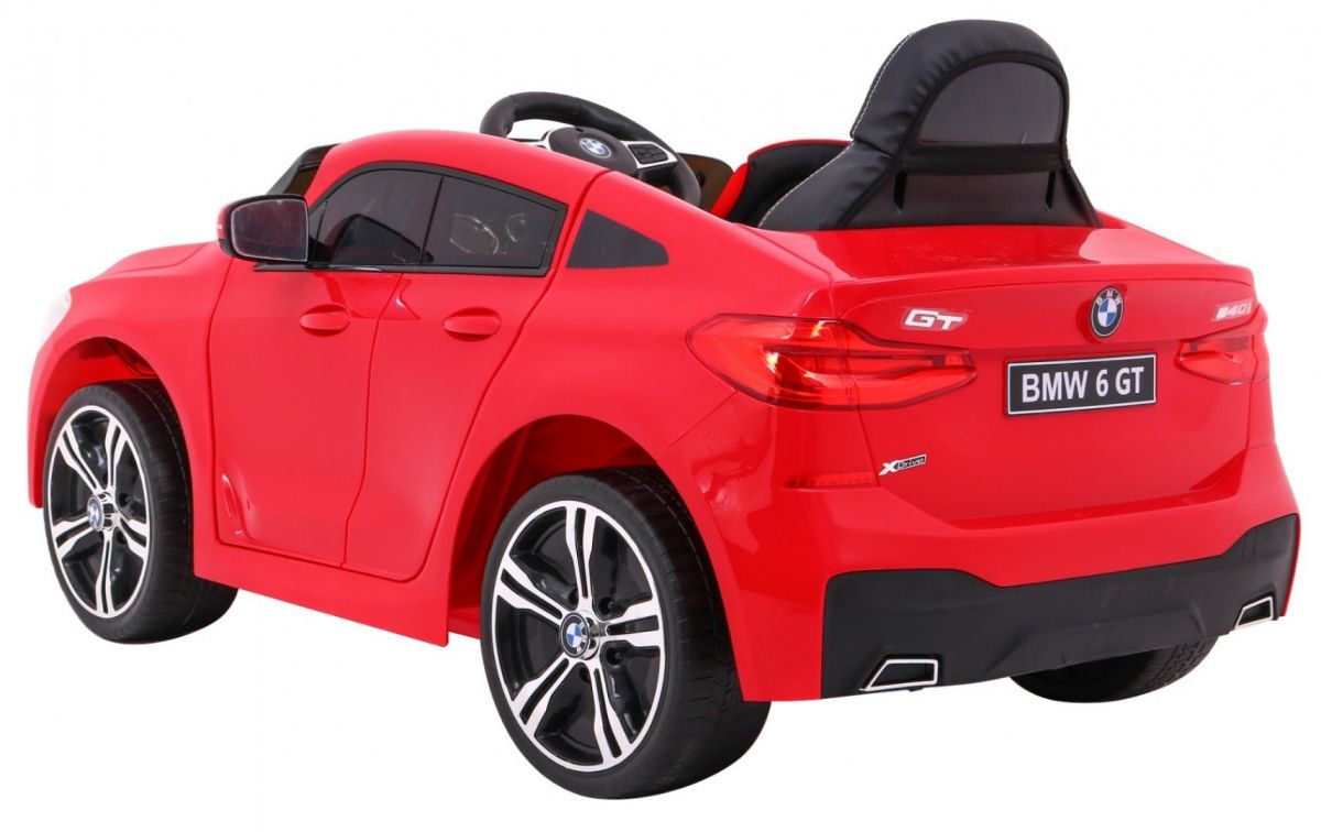 Auto pojazd samochód na akumulator dla dzieci BMW 6 GT Czerwony
