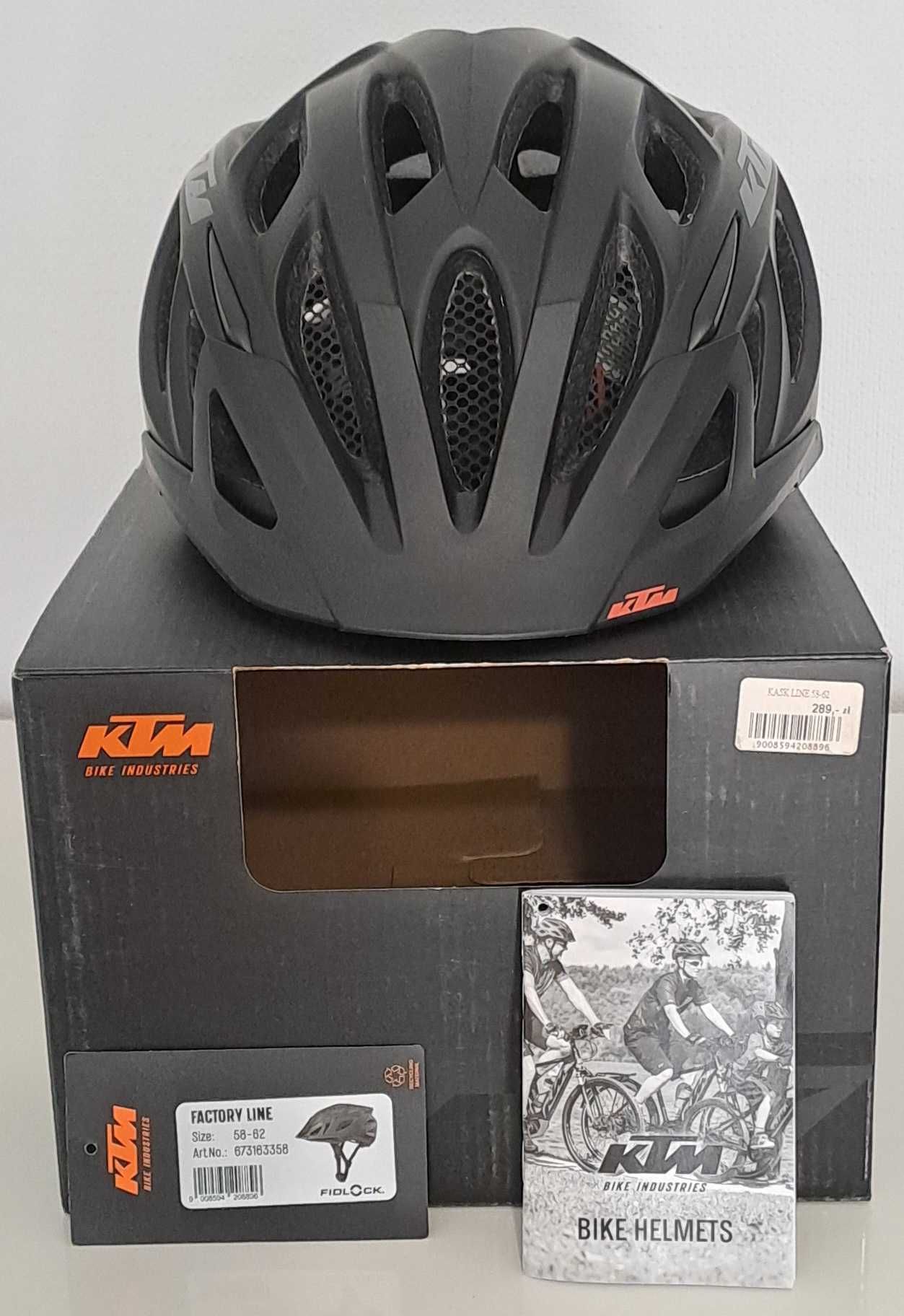 Kask rowerowy renomowanej firmy KTM FL Factory Line. Jak nowy!
