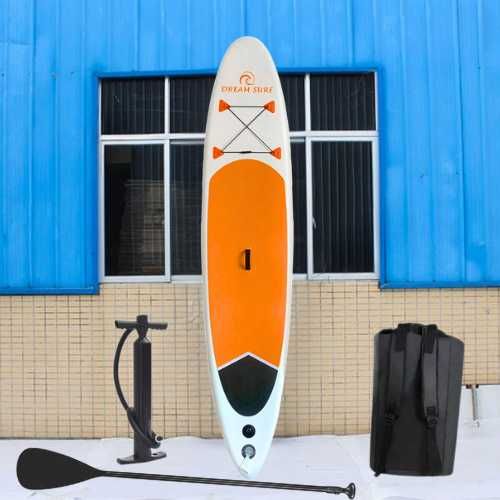 DUŻA Deska Sup 350 x 81cm Do Pływania Dmuchana Stand UP Paddle Wiosło