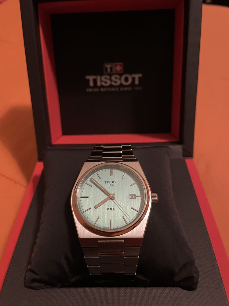 Relogio Tissot PRX Verde Agua