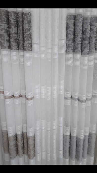 Тюль Лён з Шолковою ниткою