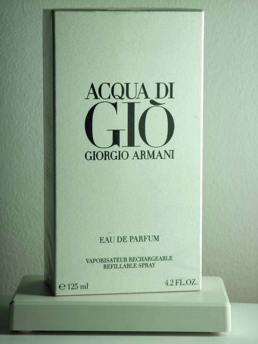 Aqua di Gio Giorgio Armani Eau de Parfum 125ml Recarregável Selado