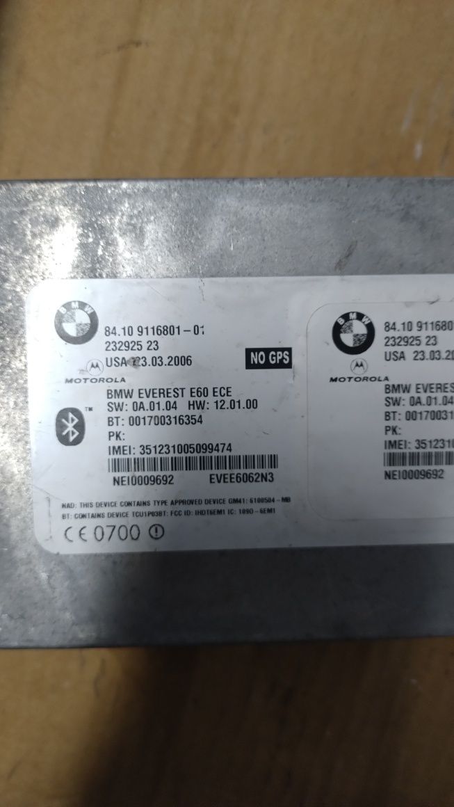 Moduł bluetooth BMW E60 E61