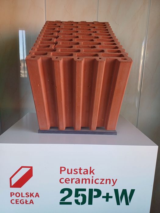 Pustak ceramiczny Keram porotherm max caramika 
Zastosowanie:
Ściany m