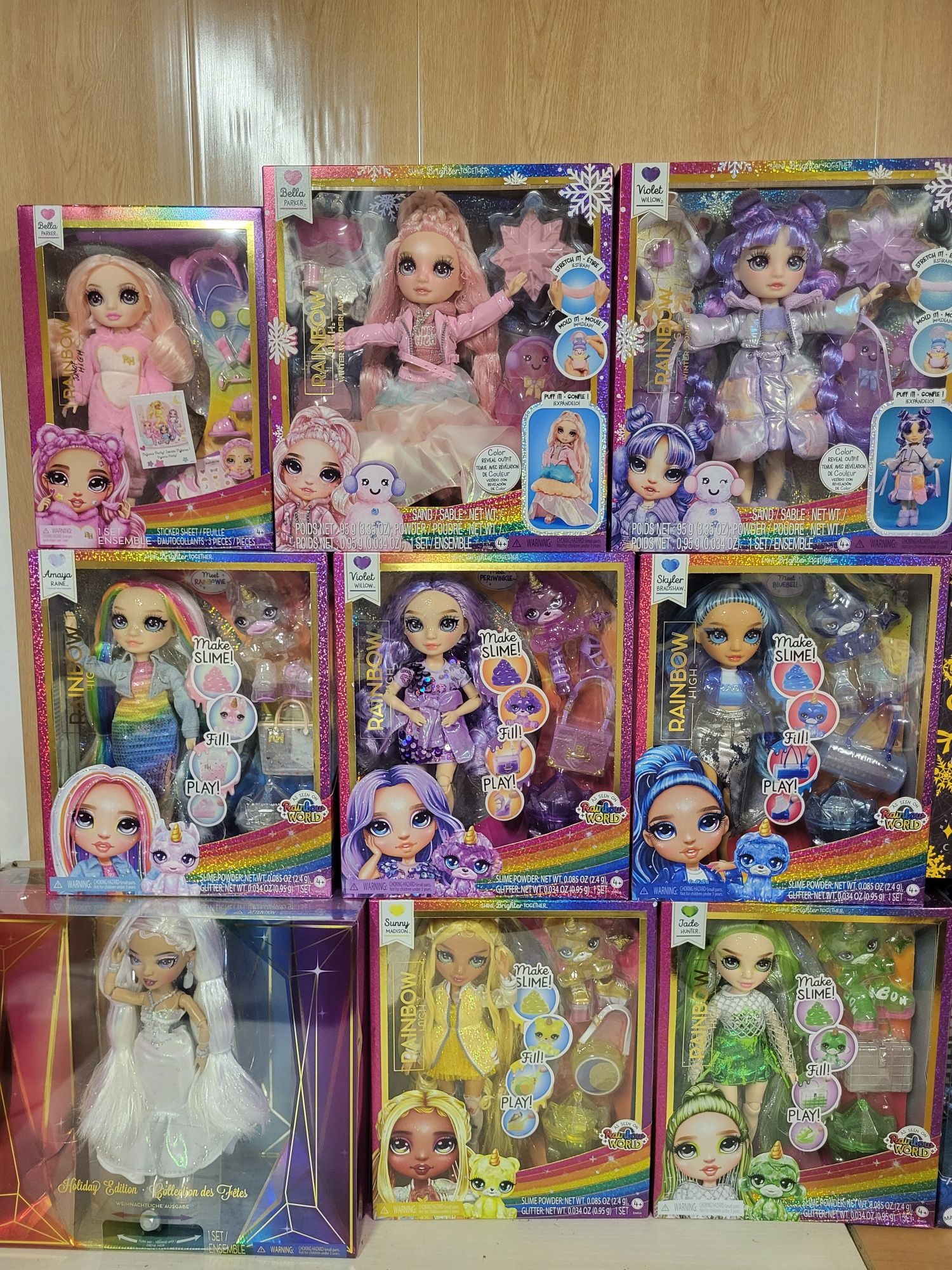 Кукла Rainbow High Winter Виолетта Рейнбоу Хай Зимние наряды