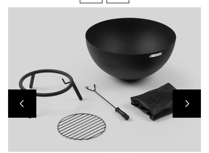 Braseiro | Fire pit - preto