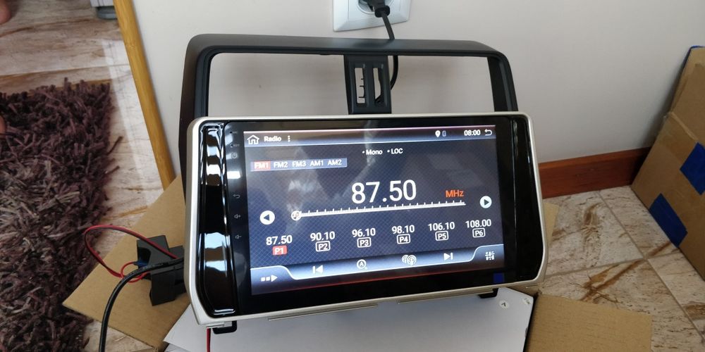 Автомагнитола Toyota Prado 2017-2019 Android PX6 4/32g IPS GPS Wi-F
