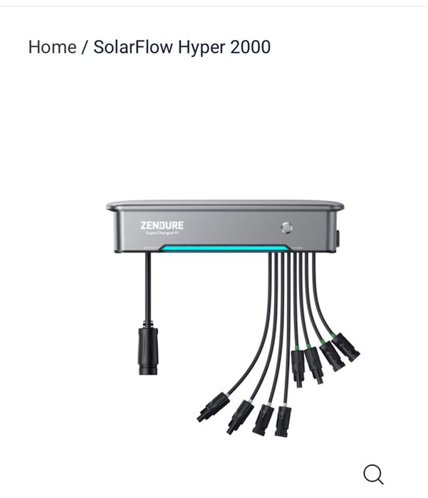 Інвертор Huper2000 з акумулятором AB2000 +ориг.подовжувач