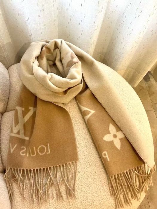 Kaszmirowy szaliki chusta Louis Vuitton