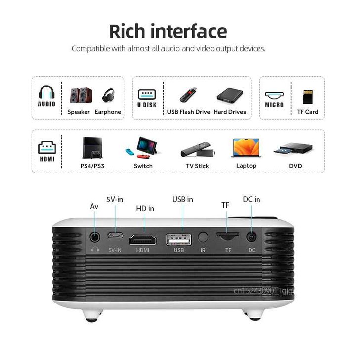 A2000 projector 4k 1080p  3 led laser