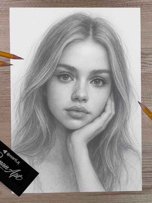 Portret na zamówienie – ręcznie malowana pamiątka, prezent