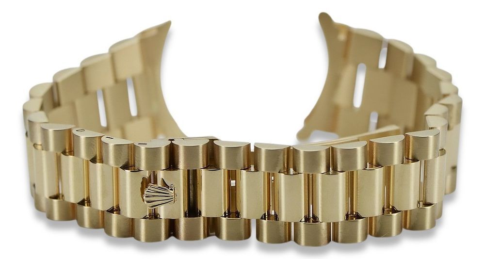 Złota bransoleta 14k 585 do zegarka męskiego typu Rolex mwb015y Gdańsk