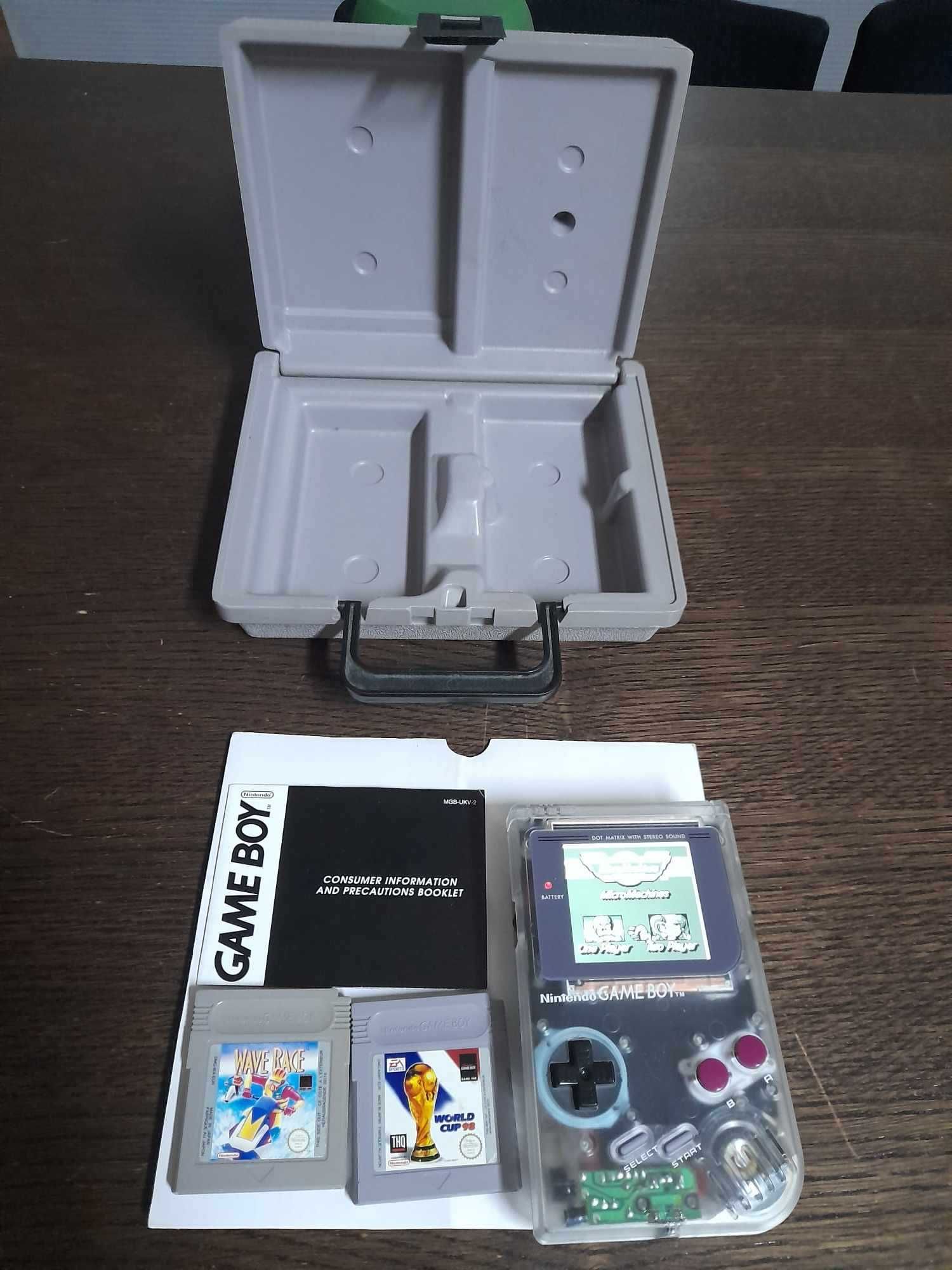 Game Boy DMG Transparente com ecrã LCD IPS
