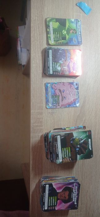 Карточки черепашки ніндзя боевая четверка