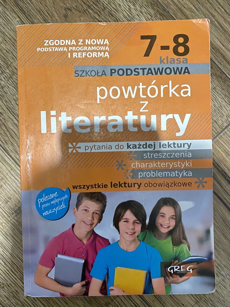 Powtórka z literatury klasa 7-8