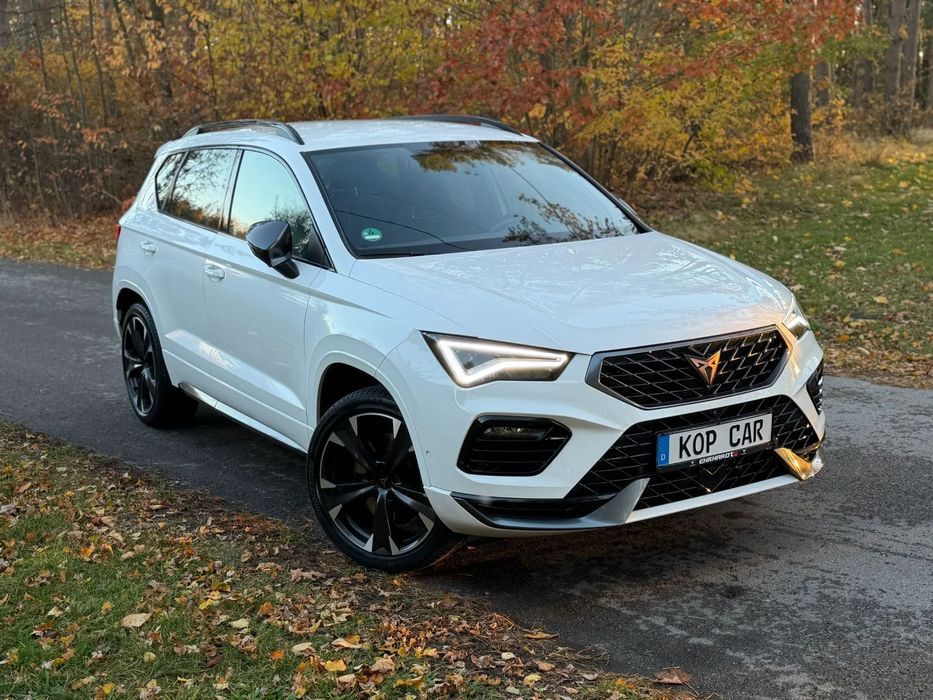 Cupra Ateca VZ 300KM Bezwypadkowa FV23% ASO KeyLessGo Kamery 360 Park Assist Navi