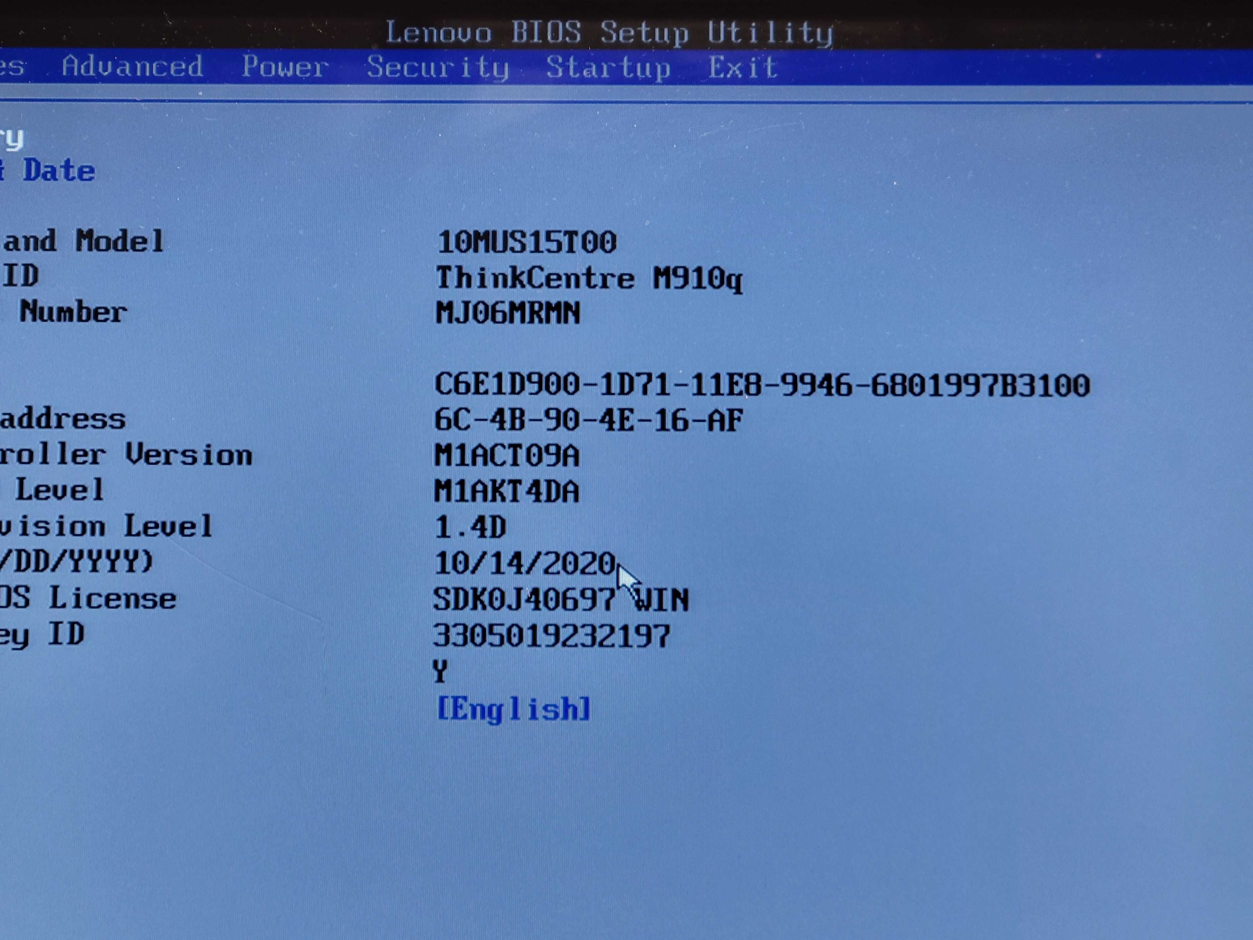 Lenovo ThinkCentre M910q Tiny i3-7100T 8Gb Неттоп мініпк VGA Компьютер