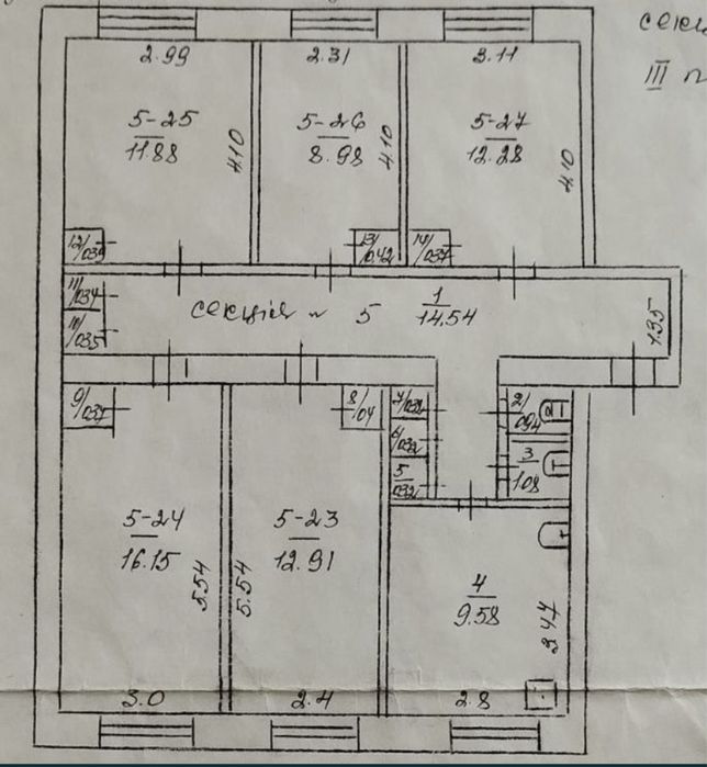 3  кімн. в квартирі вул. Романа Шухевича 29