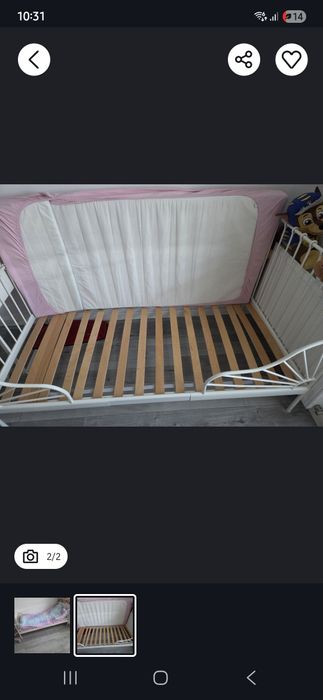 Łóżko minem ikea