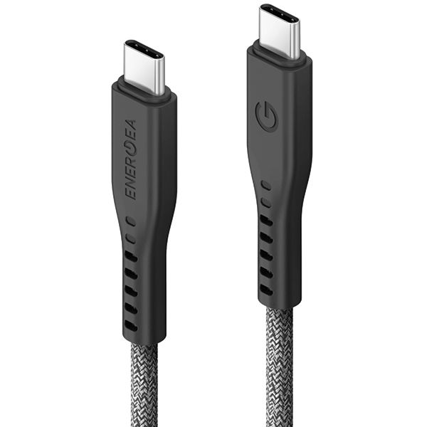 ENERGEA kabel Flow USB-C - USB-C1.5m czarny/black 240W 5A PD Fast
