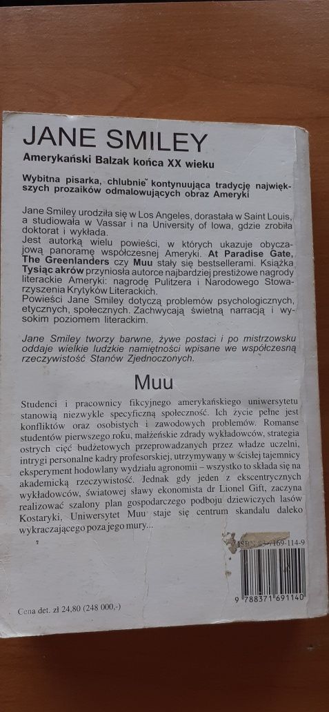Książka Muu autorstwa Jane Smiley
