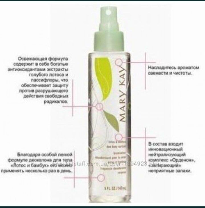 Деоколон спрей Лотос і Бамбук Мері Кей MaryKay