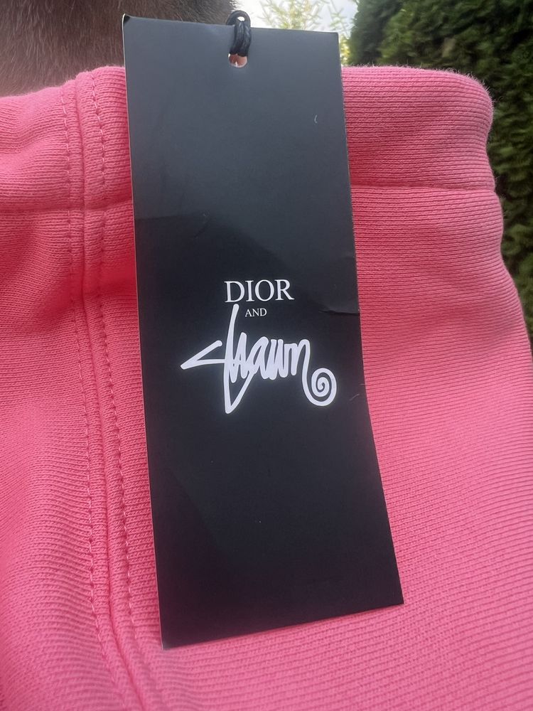 Dior x Shawn Stussy Худі Pink Flamingo L | Нове, Ексклюзив
