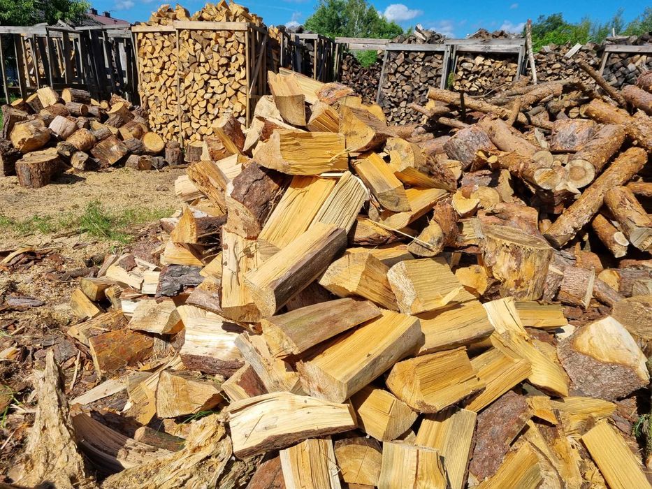 Drewno drzewo sezonowane kominkowe opałowe Konstantynów Łódź Pabianice
