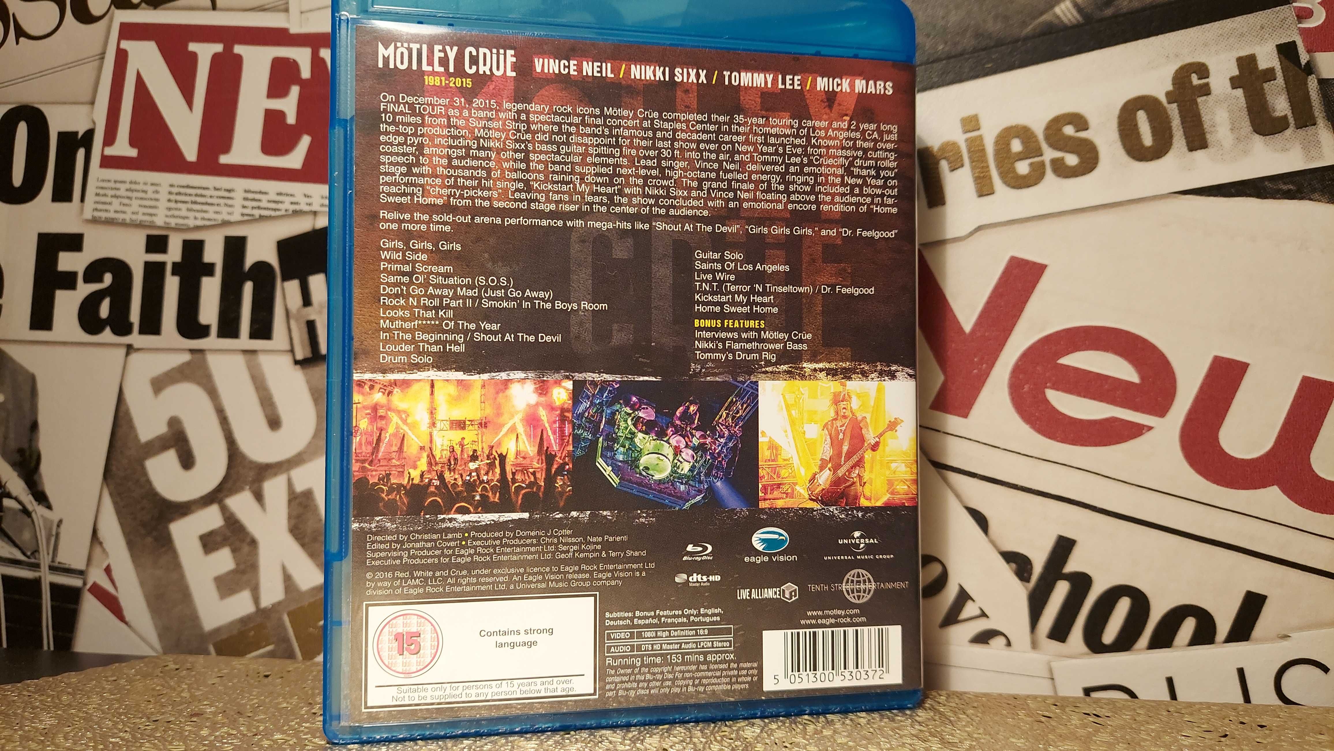 Mötley Crüe - The End - Live In Los Angeles Koncert na płycie Blu-ray