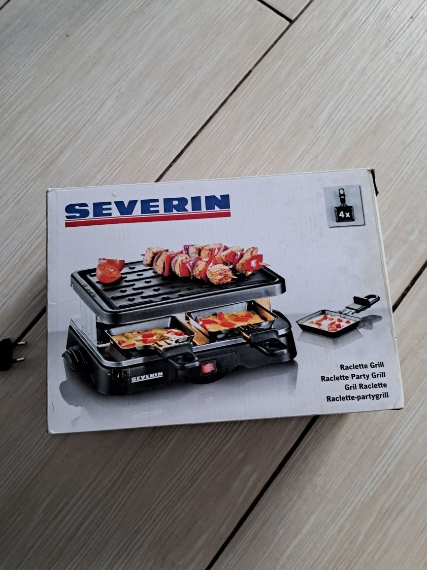 Party grill Severin nowy, w kartonie