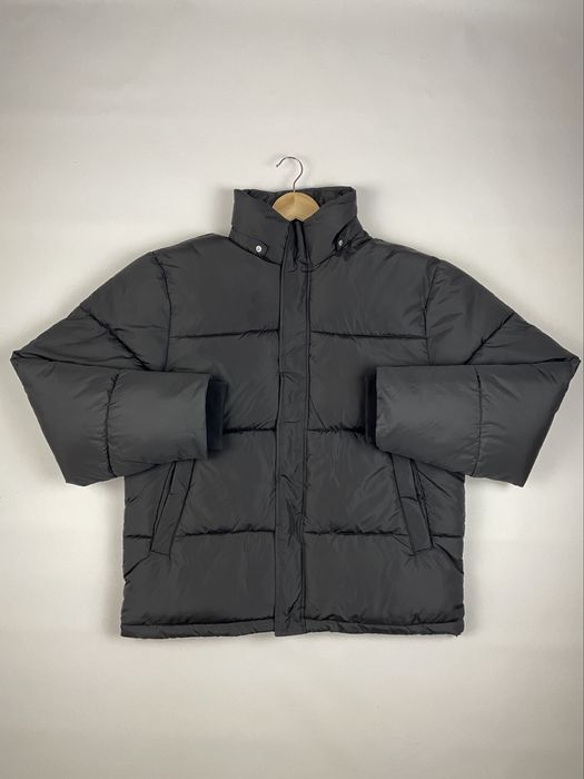 Куртка ASOS Puffer Jacket (S-XL) Чорна Чоловіча Оригінал Пуховик