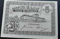 Vale 30 Centavos - Hospital S. José - Arcos de Valvedez