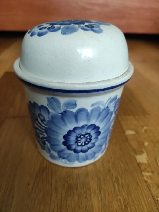 Ceramika Fajans *Włocławek* Pojemnik na cukier/herbatę