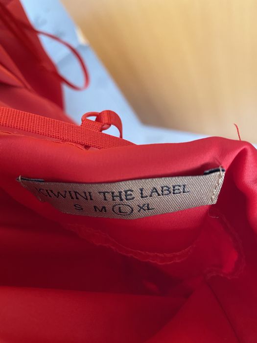 Vestido cetim vermelho