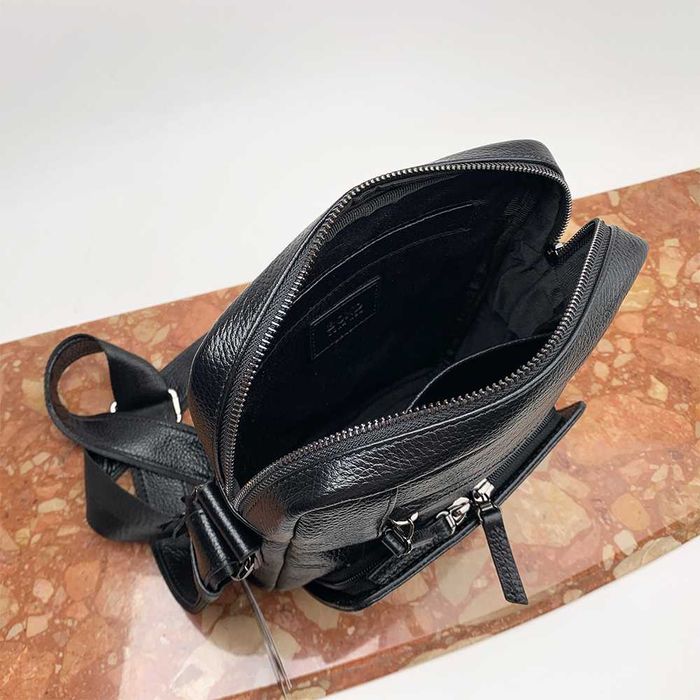 Сумка мужская кожаная через плечо BOND 1429 сумка чоловіча шкіряна