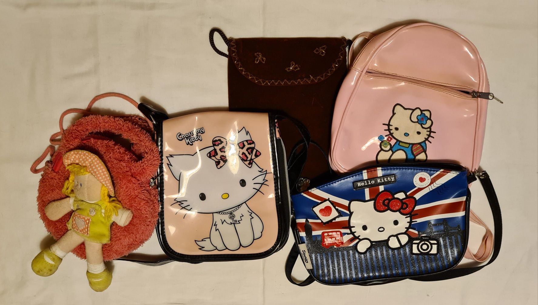 Conjunto de bolsas para criança