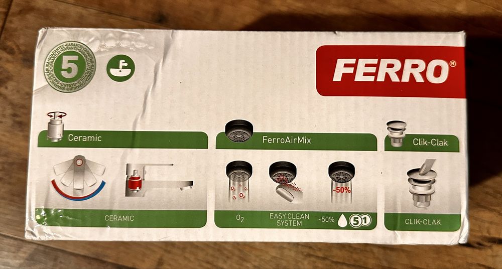 Bateria umywalkowa FERRO