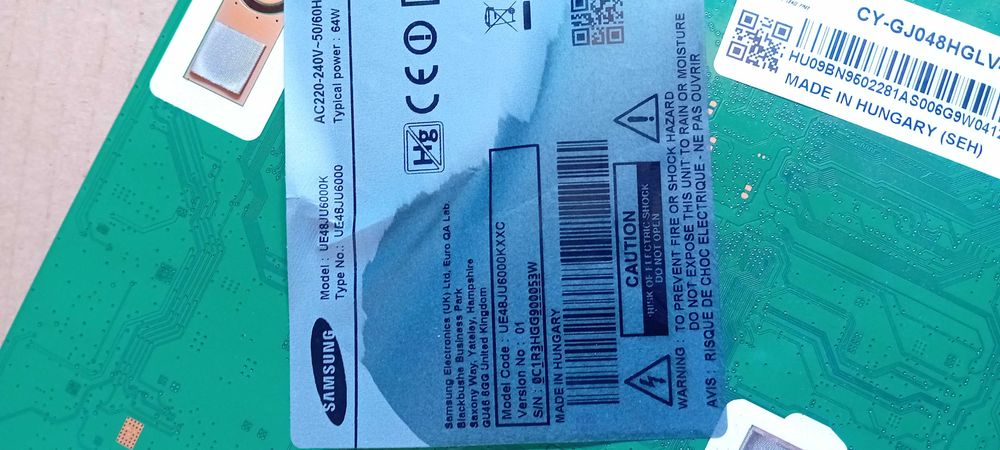 placa tv samsung ue48ju6000k