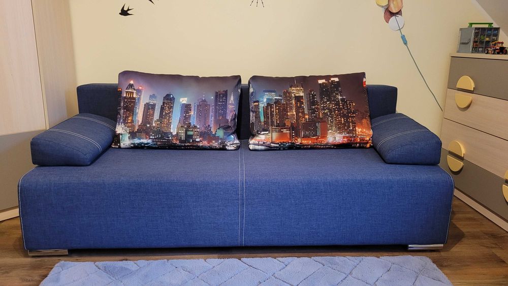 Sofa młodzieżowa Play Manhattan z pojemnikiem na pościel