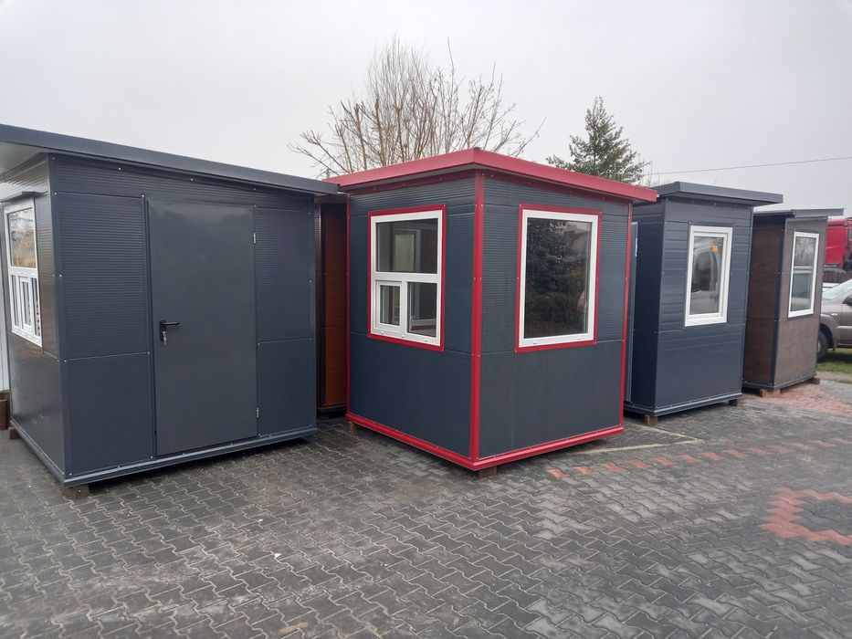 Kontener sanitarny WC  Budka parkingowa Wartownia Stróżówka Pawilon