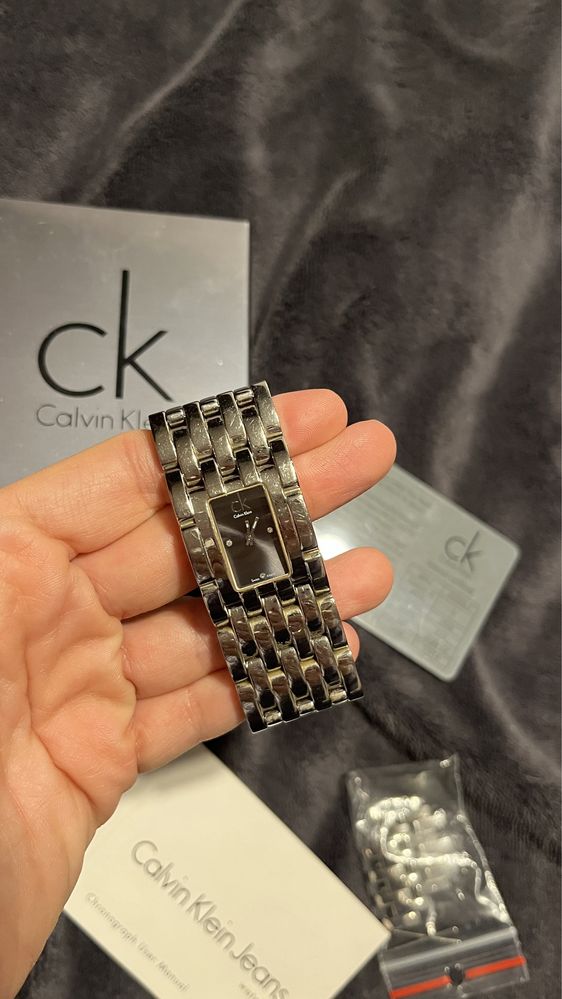 Zegarek cK Calvin Klein z diamentami