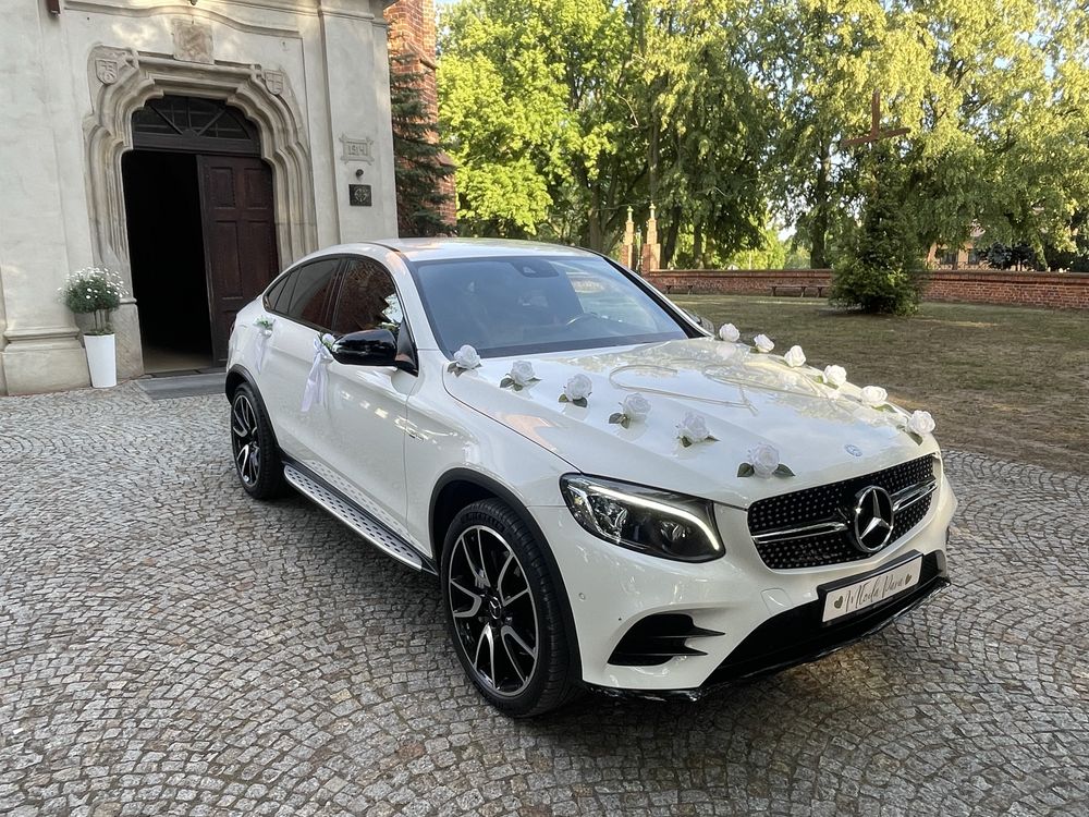 Auto do ślubu Mercedes GLC 43 AMG . Piotrków Trybunalski 50 km