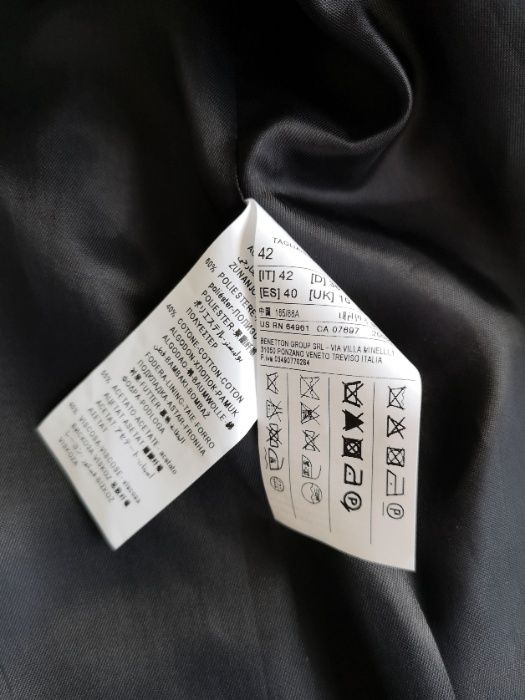 Nowy płaszcz BENETTON płaszczyk elegancki