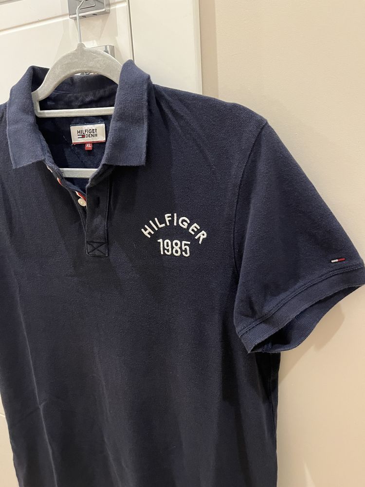 Koszulka polo granatowa Tommy Hilfiger XL
